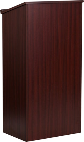 Mahogany Stand-Up Lectern By Flash Furniture