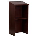 Mahogany Stand-Up Lectern By Flash Furniture