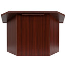 Foldable Mahogany Tabletop Lectern By Flash Furniture