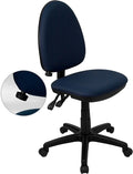 FLASH Mid-Back Fabric Multi-Functional Task Chair with Adjustable Lumbar Support - WL-A654MG