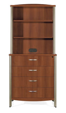 Global Sonoma Collection GCLDR07/08 Four Drawer Dresser with Hutch