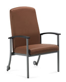 Global Strand GC3707HB High Back Single Seat Armchair with Casters