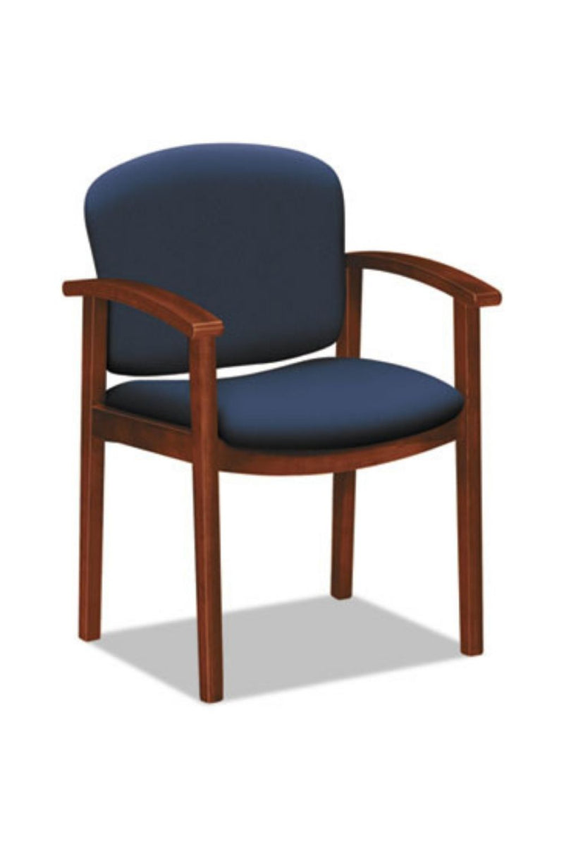 HON 2111 Wood Guest Chair - Cognac Base