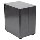 FLASH Warner Modern 3-Drawer Mobile Locking Filing Cabinet with Anti-Tilt Mechanism and Hanging Drawer for Legal & Letter Files