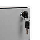 FLASH Warner Modern 3-Drawer Mobile Locking Filing Cabinet with Anti-Tilt Mechanism and Hanging Drawer for Legal & Letter Files