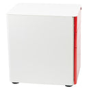 FLASH Warner Modern 3-Drawer Mobile Locking Filing Cabinet with Anti-Tilt Mechanism and Hanging Drawer for Legal & Letter Files