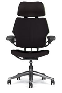 Humanscale Freedom Ergonomic Executive Office Chairs: Standard Gel + Standard Castors + Foam Seat