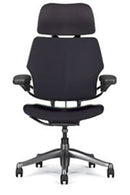 Sillas de oficina ejecutivas ergonómicas Humanscale Freedom: Gel estándar + Ruedas estándar + Asiento de espuma