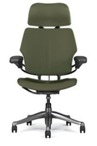 Humanscale Freedom Ergonomic Executive Office Chairs: Standard Gel + Soft Casters + Gel Seat