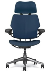 Humanscale Freedom Ergonomic Executive Office Chairs: Standard Gel + Soft Casters + Gel Seat