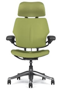 Humanscale Freedom Ergonomic Executive Office Chairs: Standard Gel + Soft Casters + Foam Seat