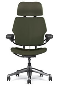 Humanscale Freedom Ergonomic Executive Office Chairs: Standard Gel + Standard Castors + Foam Seat