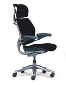 Humanscale Freedom Ergonomic Executive Office Chairs: Standard Gel + G-Glides + Foam Seat