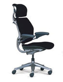 Sillones ejecutivos ergonómicos Humanscale Freedom: Gel estándar + deslizadores en G + asiento de gel