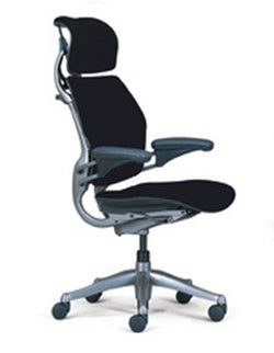 Humanscale Freedom Ergonomic Executive Office Chairs: Standard Gel + Standard Castors + Foam Seat