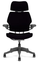 Sillas de oficina ejecutivas ergonómicas Humanscale Freedom: Gel estándar + Ruedas estándar + Asiento de espuma