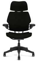 Freedom Chair de Humanscale: Sin brazos + Como se muestra - Ruedas estándar