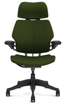 Freedom Chair de Humanscale: Sin brazos + Como se muestra - Ruedas estándar