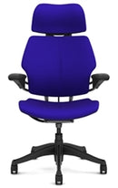 Freedom Chair de Humanscale: Sin brazos + Como se muestra - Ruedas estándar