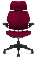 Freedom Chair de Humanscale: Brazos de gel estándar con tejido + ruedas blandas