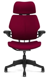 Freedom Chair By Humanscaler: Standard Gel Arms with Textile + Soft Casters