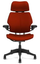 Freedom Chair de Humanscale: Sin brazos + Como se muestra - Ruedas estándar