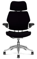 Freedom Chair de Humanscale: Sin brazos + Como se muestra - Ruedas estándar