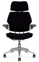 Freedom Chair de Humanscale: Sin brazos + Como se muestra - Ruedas estándar