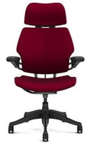 Freedom Chair de Humanscale: Brazos de gel estándar con tejido + ruedas blandas