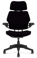Freedom Chair de Humanscale: Sin brazos + Como se muestra - Ruedas estándar