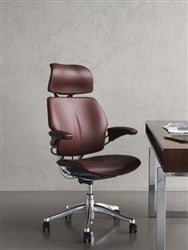 Freedom Chair By Humanscaler: Standard Gel Arms with Textile + G-Glides