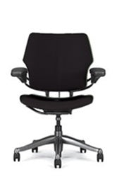 Freedom Task Chair By Humanscale: Graphite + Standard Gel w/ Matching Textile