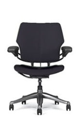 Freedom Task Chair By Humanscale: Upgrade to Polished Aluminum with Titanium Trim + Standard Gel
