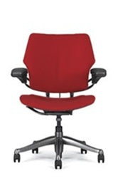 Freedom Task Chair By Humanscale: Titanium + Upgrade to Advanced Gel