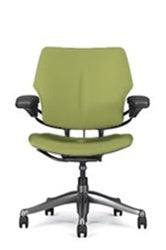 Freedom Task Chair By Humanscale: Upgrade to Polished Aluminum with Titanium Trim + Standard Gel