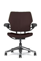 Freedom Task Chair By Humanscale: Titanium + Standard Gel w/ Matching Textile