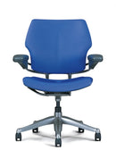 Freedom Task Chair By Humanscale: Upgrade to Polished Aluminum with Titanium Trim + Standard Gel
