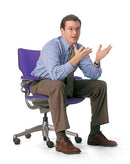 Freedom Task Chair By Humanscale: Upgrade to Polished Aluminum with Titanium Trim + Upgrade to Advanced Gel w/ Matching Textile