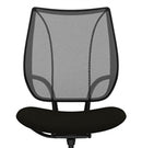 Liberty Conference/Task Office Chair: Torque - Aluminum + Black w/ Black Trim + Standard Foam Seat