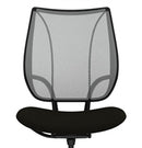 Liberty Conference/Task Office Chair: Torque - Aluminum + Black w/ Black Trim + Standard Foam Seat