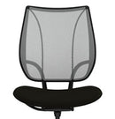 Liberty Conference/Task Office Chair: Torque - Aluminum + Black w/ Black Trim + Upgrade to Gel Seat