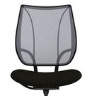 Liberty Conference/Task Office Chair: Torque - Aluminum + Black w/ Black Trim + Upgrade to Gel Seat