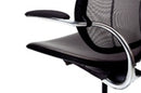 Liberty Conference/Task Office Chair: Torque - Aluminum + Black w/ Black Trim + Standard Foam Seat