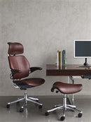 Silla ergonómica Freedom con tela de cuero: Deslizadores G