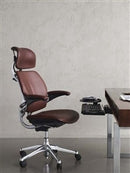 Silla ergonómica Freedom con tela de cuero: Deslizadores G