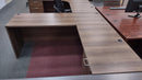 USED Maverick L-Shape African Walnut Desk