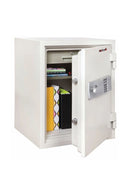 FireKing 1.85 Cubic Feet 1 1/2-Hour Fire-Rated Safe with Tray and Keylock Drawer - KF 2617-2WHE