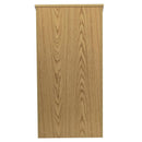 Flash Mysta Stand-Up Wood Lectern in Oak - MT-M8830-LECT-OAK-GG