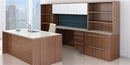 Set de credenza con armario superior para escritorio Maverick Series MM5