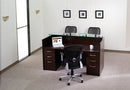 Napa Reception Desk with Glass Transaction Counter - Product Photo 1